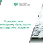 Логотип Пенсійного фонду України. Посередині напис: "Що потрібно знати правонаступнику під час подання заяви-розрахунку “лікарняних”"