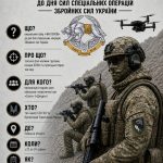Постер про вишкільний табір «Чин Героїв». Подана інформація про табір: теми занять — тактика малих груп, БПЛА, стрілецька зброя та тактична медицина; учасники — старші рої гри «Сокіл» («Джура»); організатори — 144 центр ССО ЗСУ та Організація Української Молоді; місце проведення — Київська область; дати — з 22 по 24 травня; участь безкоштовна.